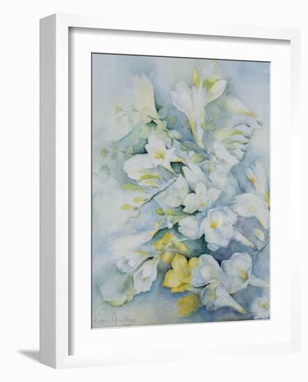 Freesia Eldus, Giant White-Karen Armitage-Framed Giclee Print