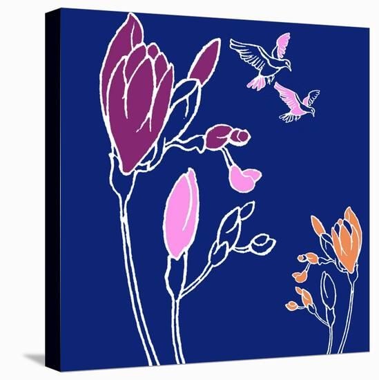 Freesia-Anna Platts-Stretched Canvas