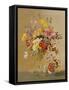 Freesias and Primroses-Albert Williams-Framed Stretched Canvas