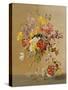 Freesias and Primroses-Albert Williams-Stretched Canvas