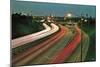 Freeway at Night-null-Mounted Premium Giclee Print