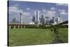 Freeway Bridge over the Dallas River Floodplain-Gavin-Stretched Canvas