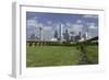 Freeway Bridge over the Dallas River Floodplain-Gavin-Framed Photographic Print