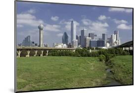 Freeway Bridge over the Dallas River Floodplain-Gavin-Mounted Photographic Print