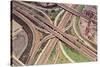 Freeway Cloverleaf from Above-null-Stretched Canvas