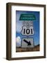 Freeway Entrance Sign to US Route 101 South, Pacific Coast Highway-Joseph Sohm-Framed Photographic Print