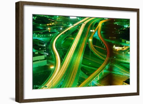 Freeway Interchange-Jay Dickman-Framed Photographic Print