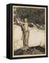 Freia, Rackham-Arthur Rackham-Framed Stretched Canvas