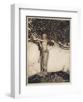 Freia, the fair one, illustration from 'The Rhinegold and the Valkyrie', 1910-Arthur Rackham-Framed Giclee Print