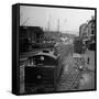 Freight Cars in the New York Dock Co. Yards on Brooklyn N.Y. Waterfront-Ralph Morse-Framed Stretched Canvas