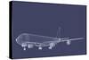 Freight Jetliner-verticalarray-Stretched Canvas