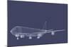 Freight Jetliner-verticalarray-Mounted Art Print