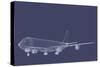 Freight Jetliner-verticalarray-Stretched Canvas