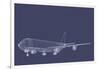 Freight Jetliner-verticalarray-Framed Art Print