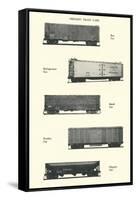 Freight Train Cars-null-Framed Stretched Canvas