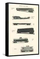 Freight Train Cars-null-Framed Stretched Canvas