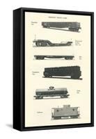 Freight Train Cars-null-Framed Stretched Canvas