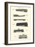 Freight Train Cars-null-Framed Art Print