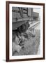 Freight Train Family-Dorothea Lange-Framed Art Print