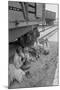 Freight Train Family-Dorothea Lange-Mounted Art Print