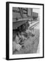 Freight Train Family-Dorothea Lange-Framed Art Print