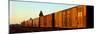 Freight Train on the Railroad Tracks, Central Valley, California, USA-null-Mounted Photographic Print