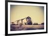 Freight Train Traveling through Arizona Desert-BCFC-Framed Photographic Print