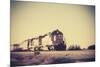 Freight Train Traveling through Arizona Desert-BCFC-Mounted Photographic Print