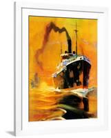 "Freighter,"December 14, 1935-Edgar Franklin Wittmack-Framed Giclee Print