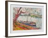 Freighter on the Seine at Chatou-Maurice de Vlaminck-Framed Collectable Print