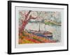 Freighter on the Seine at Chatou-Maurice de Vlaminck-Framed Collectable Print
