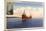 Freighters on Lake Superior, Minnesota-null-Mounted Art Print