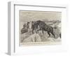 Freighting Frozen Fish on Lake Winnipeg, Crossing Broken Ice-John Charlton-Framed Giclee Print