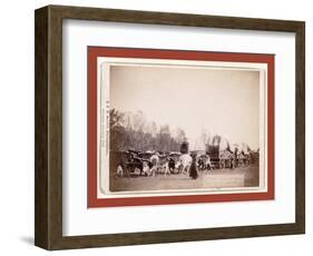 Freighting in the Black Hills-John C. H. Grabill-Framed Giclee Print