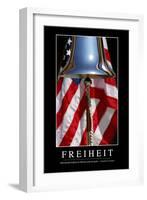 Freiheit: Motivationsposter Mit Inspirierendem Zitat-null-Framed Photographic Print