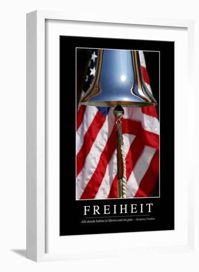 Freiheit: Motivationsposter Mit Inspirierendem Zitat-null-Framed Photographic Print