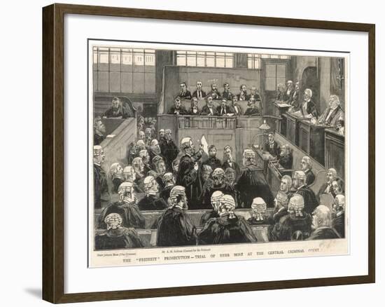 Freiheit Trial, 1881-null-Framed Art Print