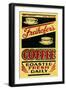 Freihofer's Coffee Label-null-Framed Art Print