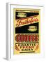 Freihofer's Coffee Label-null-Framed Art Print