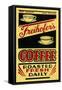 Freihofer's Coffee Label-null-Framed Stretched Canvas