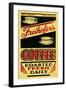 Freihofer's Coffee Label-null-Framed Art Print