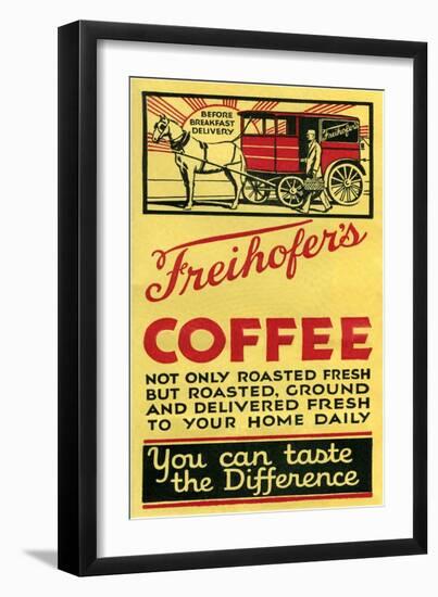 Freihofer's Coffee-null-Framed Art Print