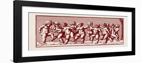 Freize Round the State Round the State Apartments of Buckingham Palace, UK, 1865: West Wall, No. 4-null-Framed Giclee Print