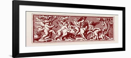 Freize Round the State Round the State Apartments of Buckingham Palace, UK, 1865: West Wall, No. 6-null-Framed Giclee Print