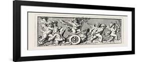 Freize Round the State Round the State Apartments of Buckingham Palace, UK, 1865: West Wall, No. 7-null-Framed Giclee Print