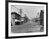 Fremont Avenue looking North Photograph - Seattle, WA-Lantern Press-Framed Art Print