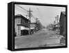 Fremont Avenue looking North Photograph - Seattle, WA-Lantern Press-Framed Stretched Canvas