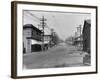 Fremont Avenue looking North Photograph - Seattle, WA-Lantern Press-Framed Art Print