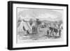 Fremont's Camp Lillie Headquarters-Frank Leslie-Framed Art Print