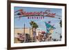 Fremont Street and Neon Sign, Las Vegas, Nevada, United States of America, North America-Michael DeFreitas-Framed Photographic Print